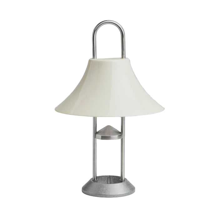 Mousqueton Portable Lamp- Oyster White Shade