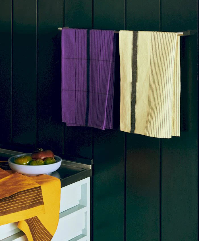 Linear Tea Towel | Green