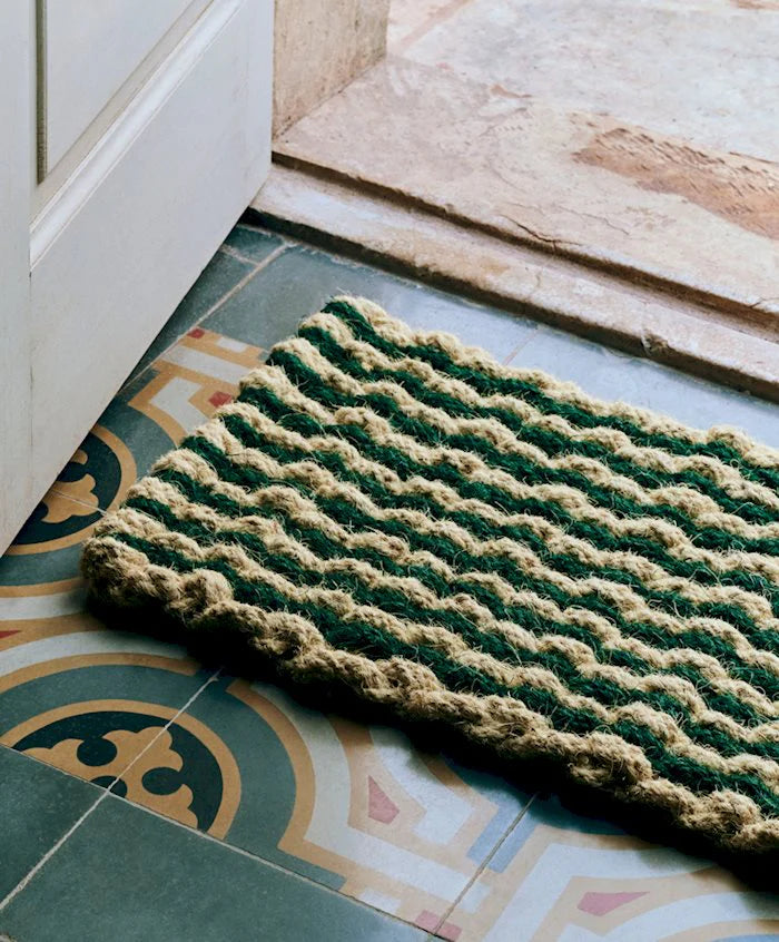 Coco Door Mat - Dot | Blue & White