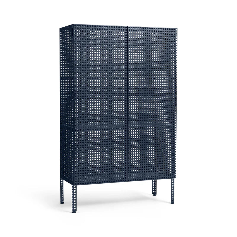 Perforated Cabinet | Steel Blue Large