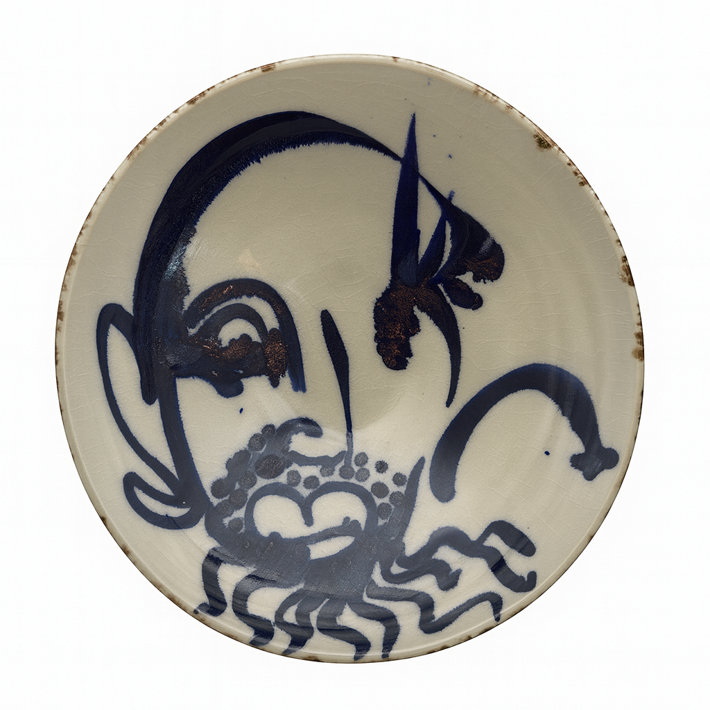 Salad Bowl | Blue & White | 02