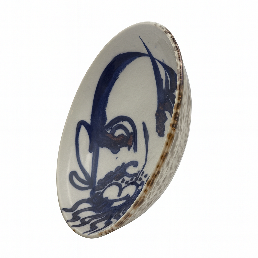 Salad Bowl | Blue & White | 02