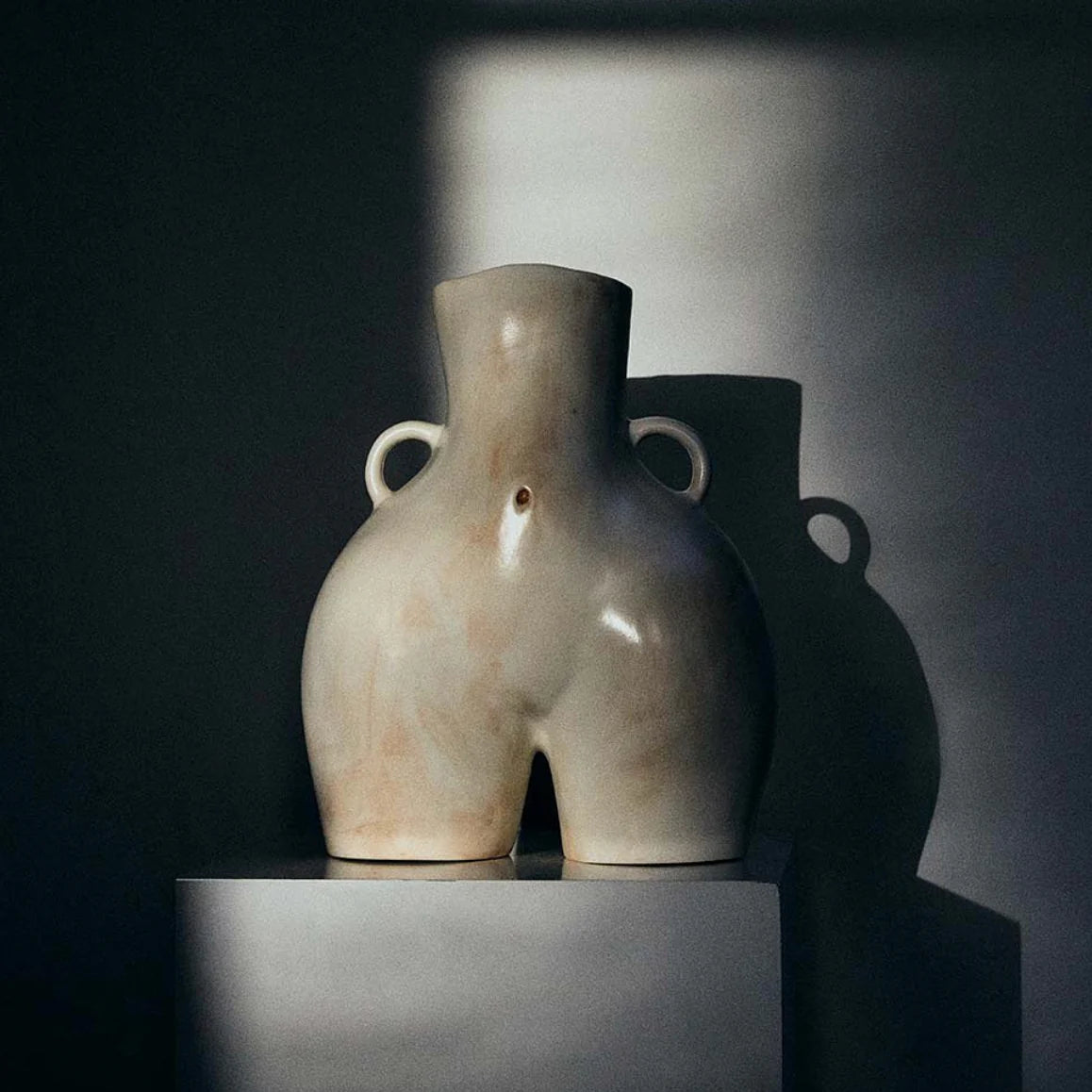 Love Handles Vase -  Marble