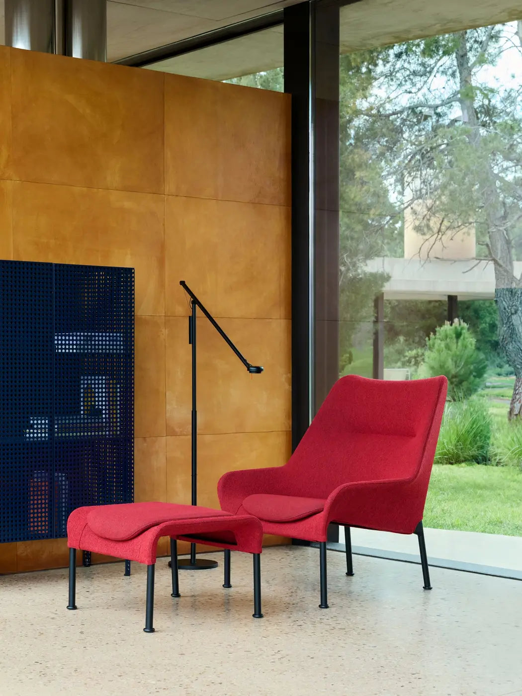 Perforated Cabinet | Steel Blue Large