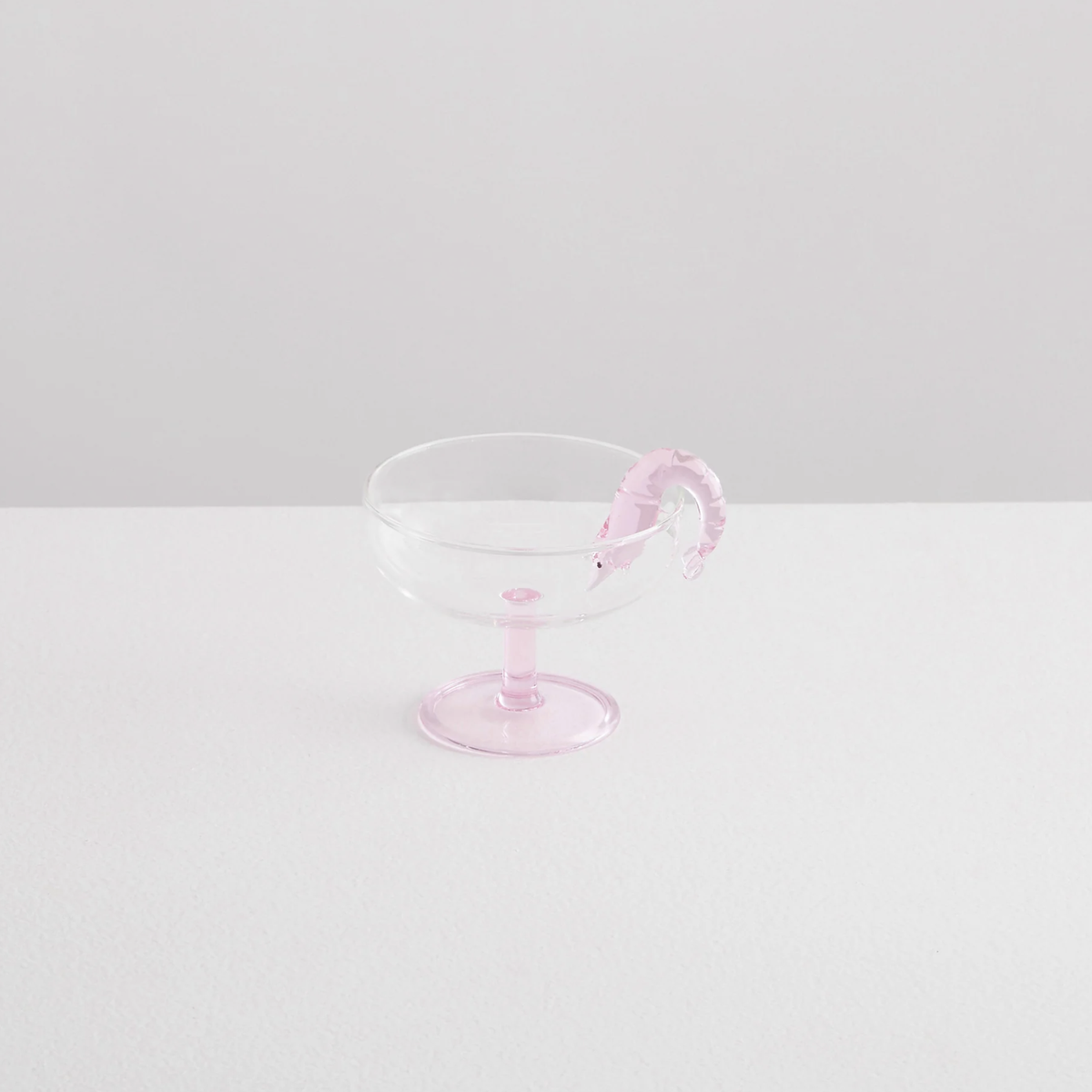 Prawn Cocktail Coupe - Clear/Pink