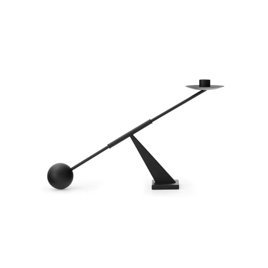 Interconnect Candle Holder - Small, Black