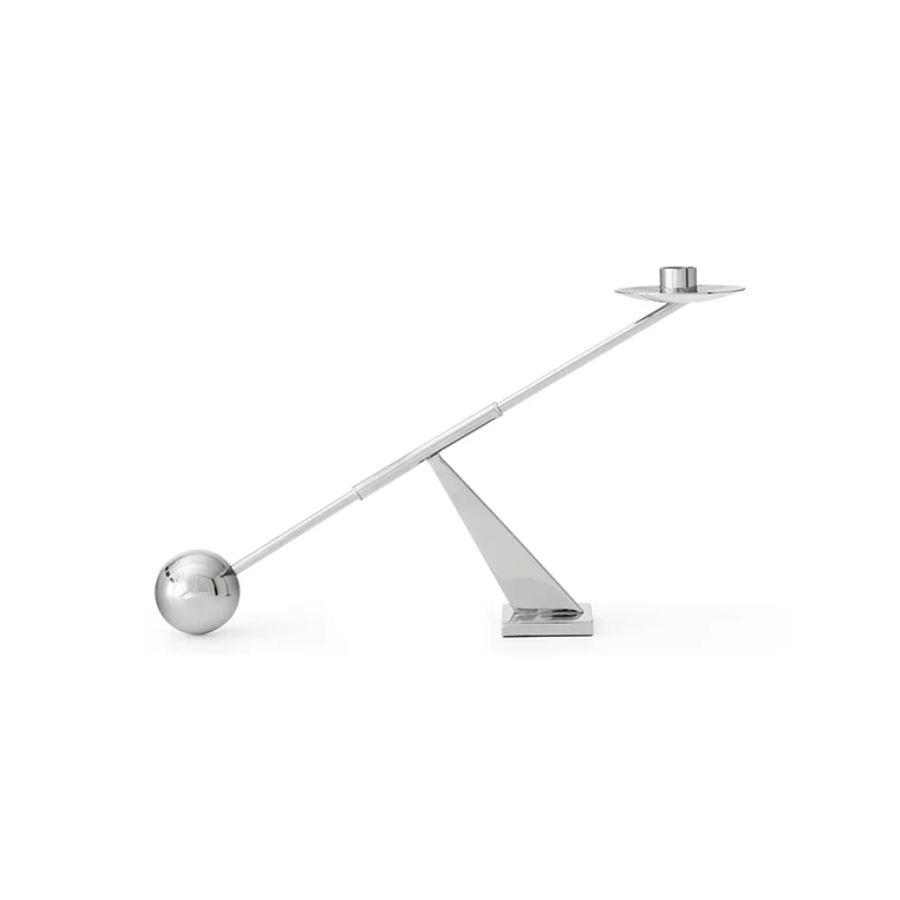 Interconnect Candle Holder - Small, Chrome