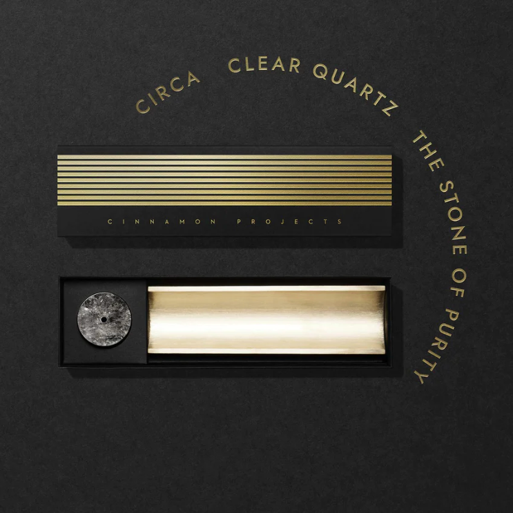Circa Incense Holder - Clear Quartz