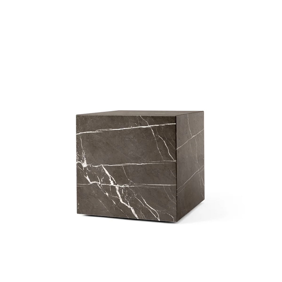 Plinth Cubic - Grey Marble Kendzo