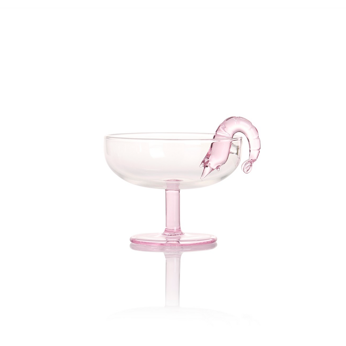 Prawn Cocktail Coupe - Clear/Pink