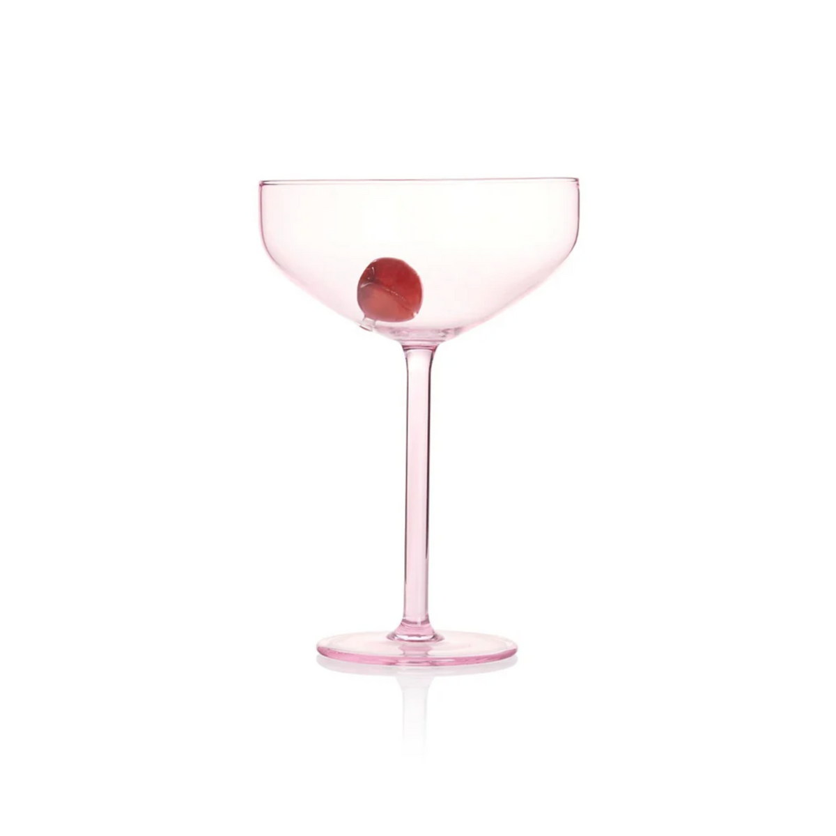 Manhattan Glass - Pink/Red