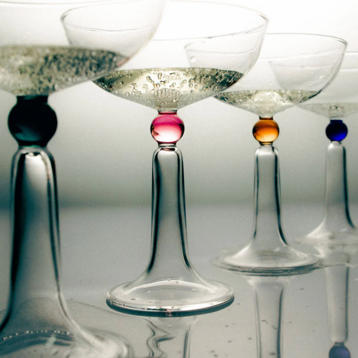 Tassel Champagne Coupes