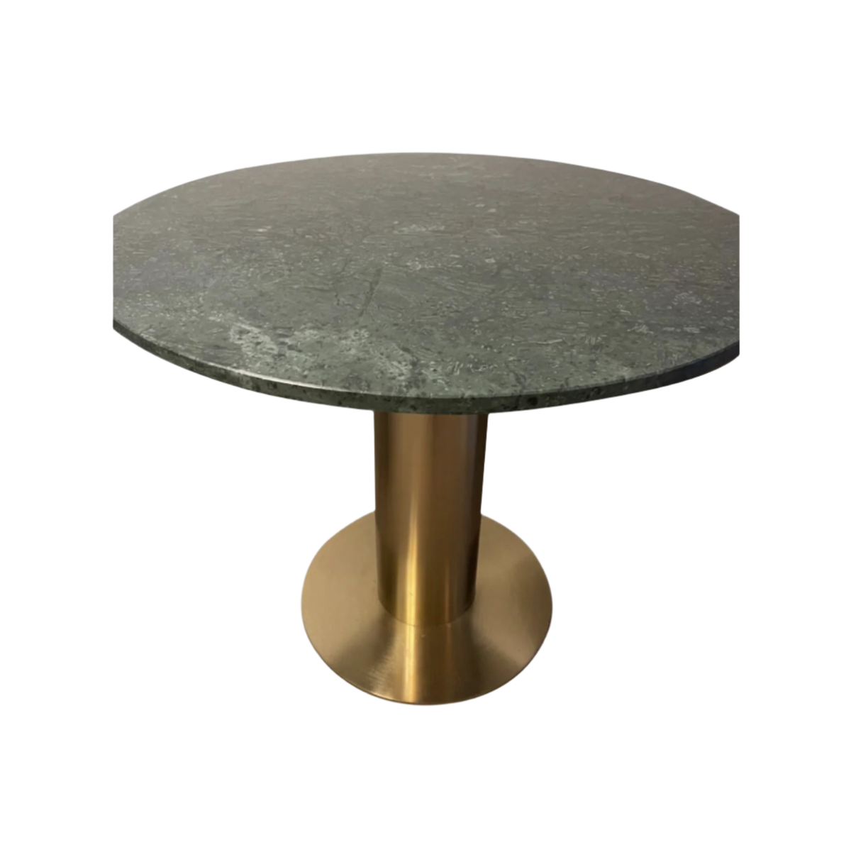 Tube High Table - 900mm - Verde/Brass