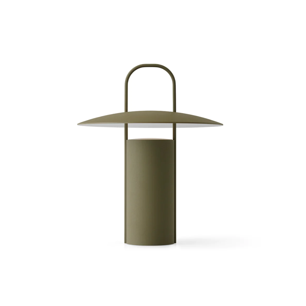 Ray Table Lamp, Portable - Dusty Green