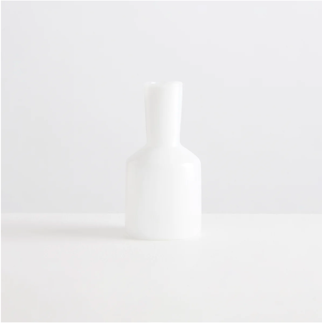 J&#39;ai Soif Carafe &amp; Glass - Opaque White