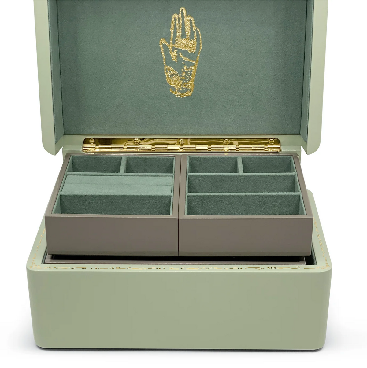 Mini Trunk  Jewellery Box - Mint