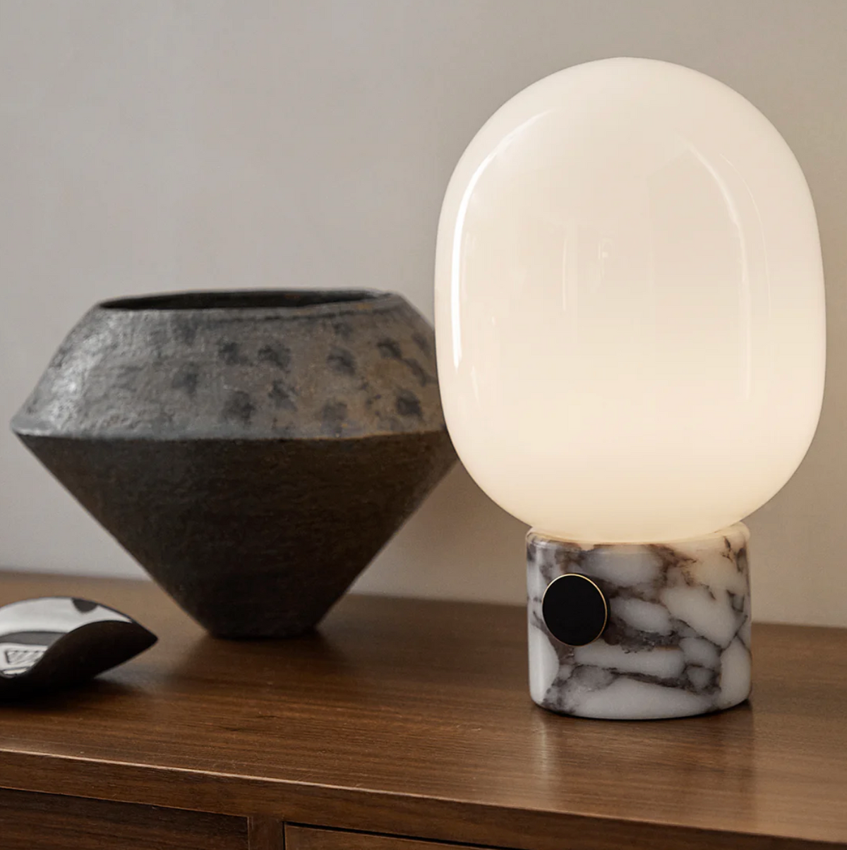 JWDA Table Lamp - Calacatta Viola Marble