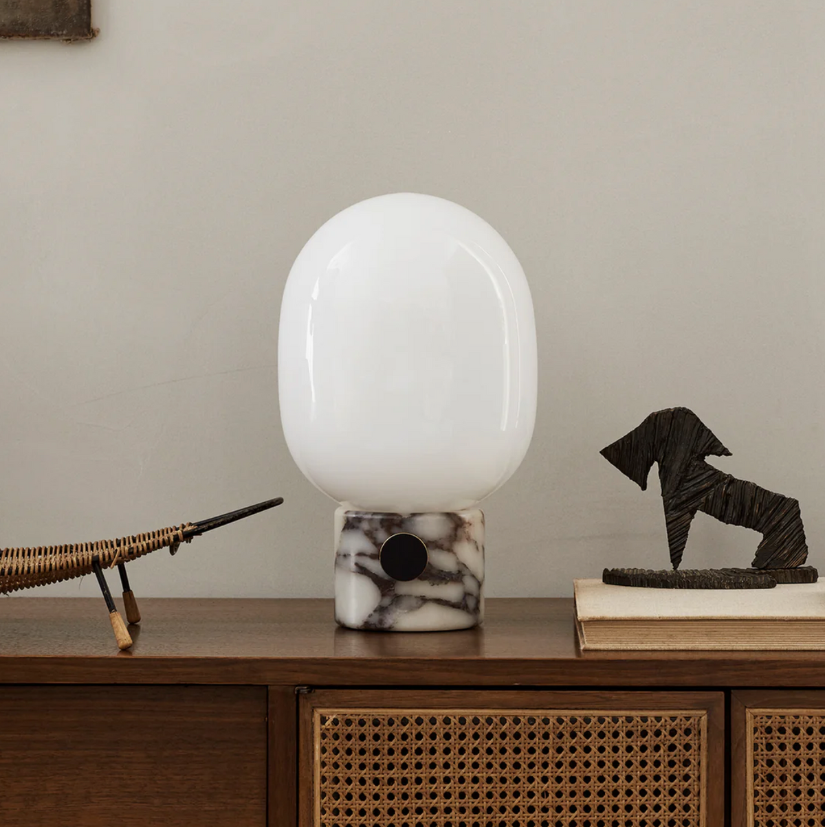 JWDA Table Lamp - Calacatta Viola Marble