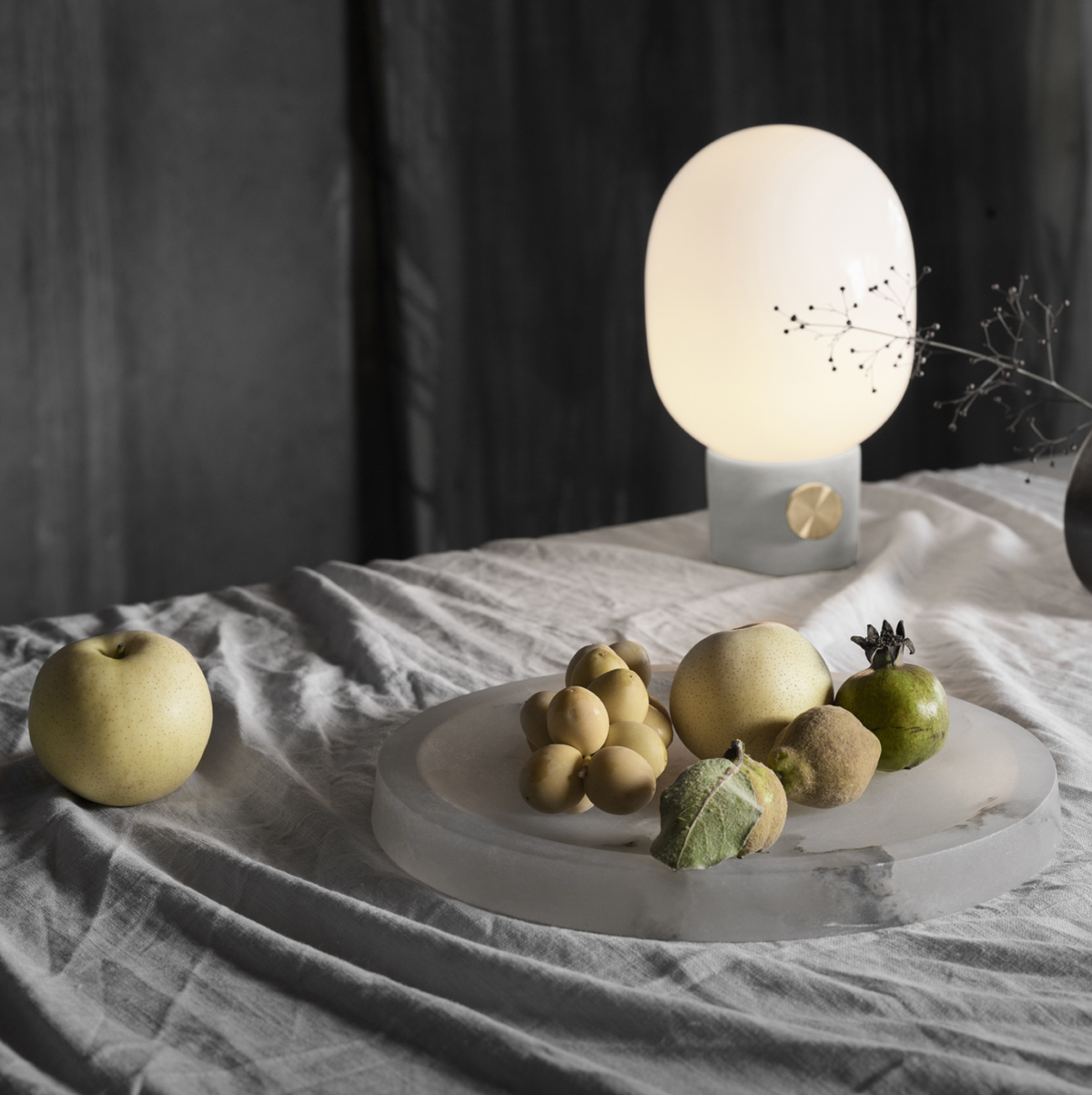 JWDA Table Lamp - Light Grey Concrete