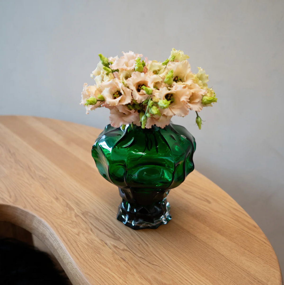 Ammonit Vase - Green