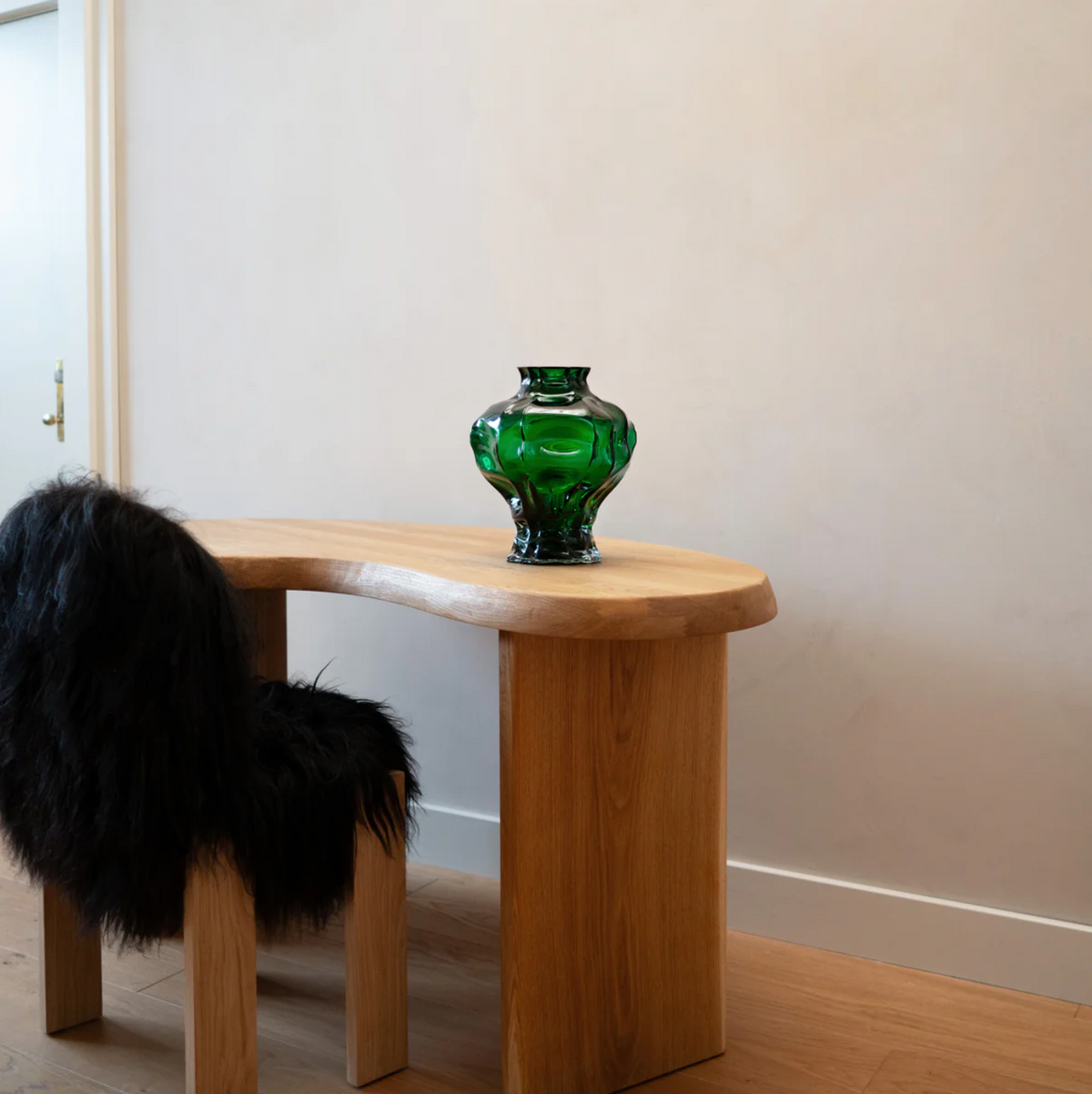 Ammonit Vase - Green