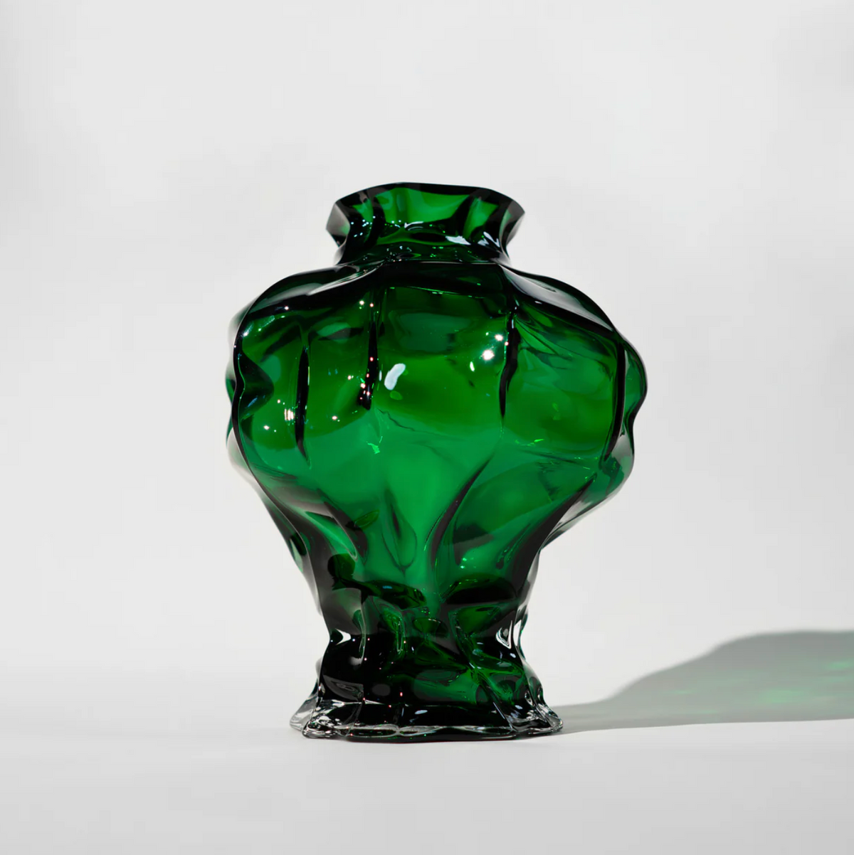 Ammonit Vase - Green