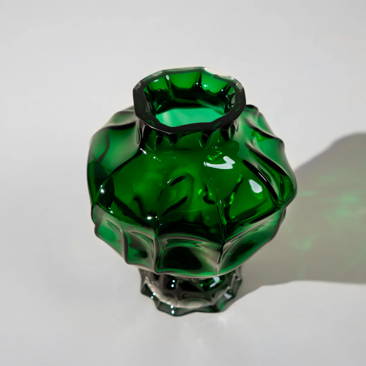 Ammonit Vase - Green