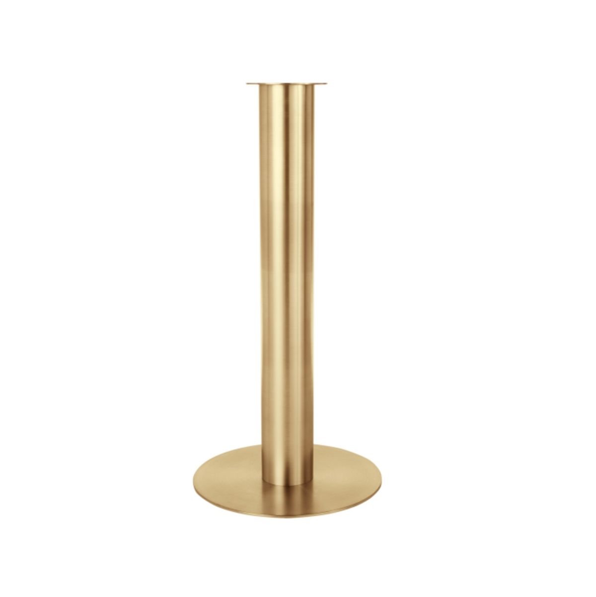 Tube High Table - 900mm - Verde/Brass