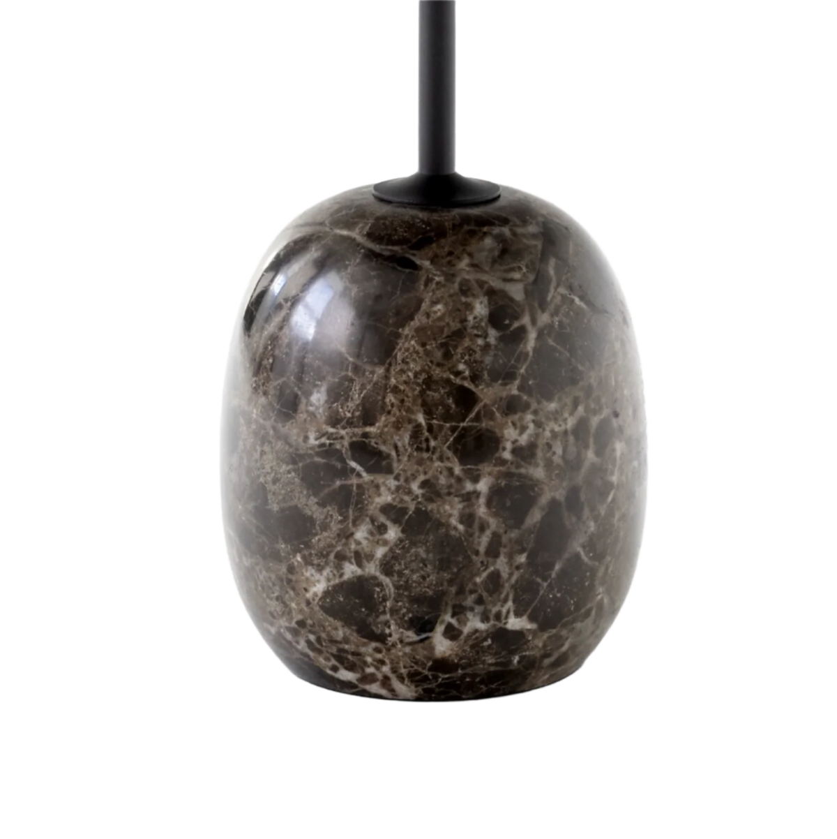 Lato Side Table (LN8) - Warm Black &amp; Emparador Marble