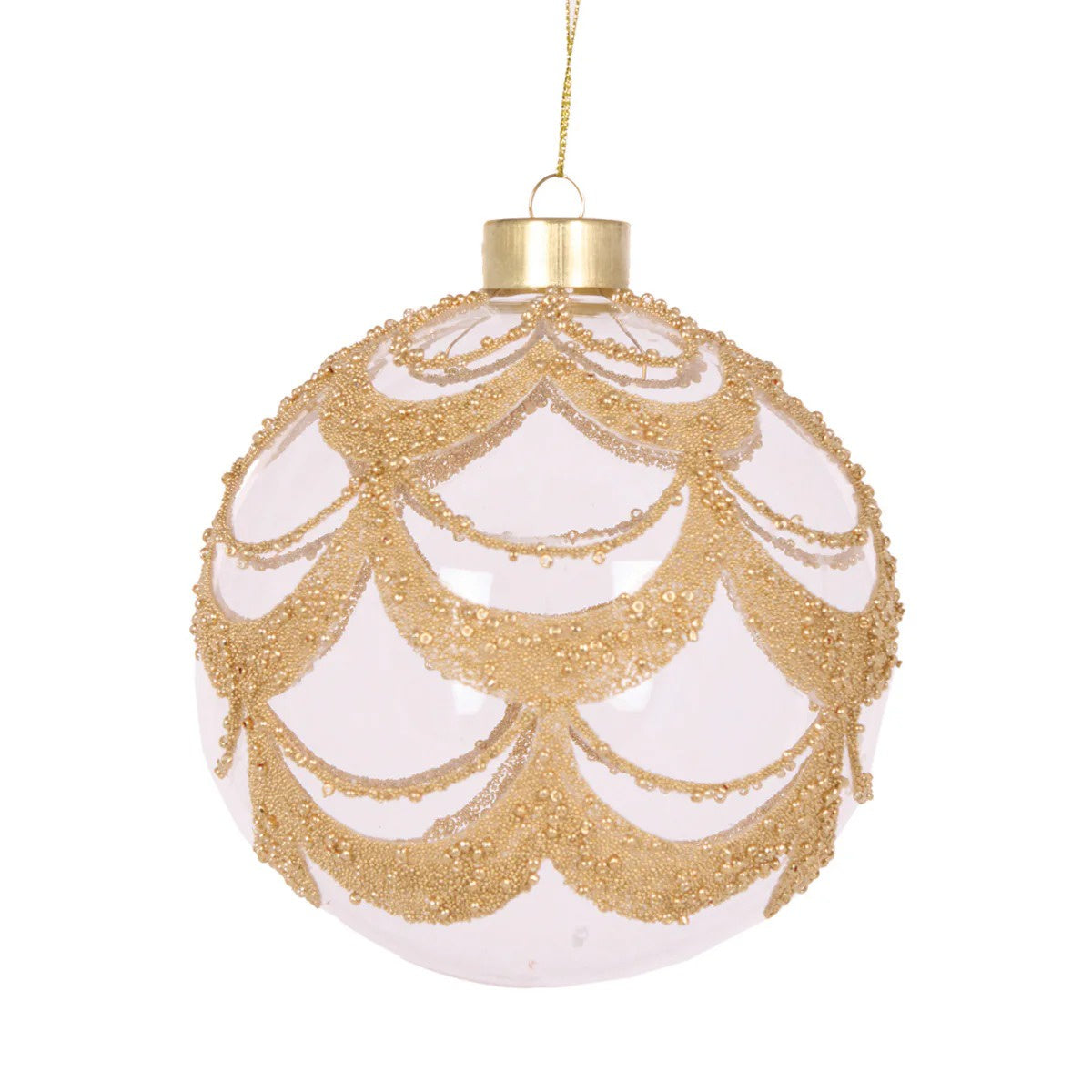 Deco Scalloped Bauble