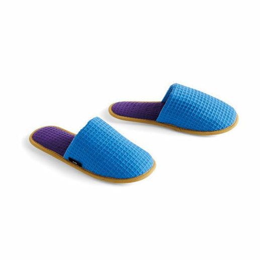 Waffle Slippers | Blue Multi