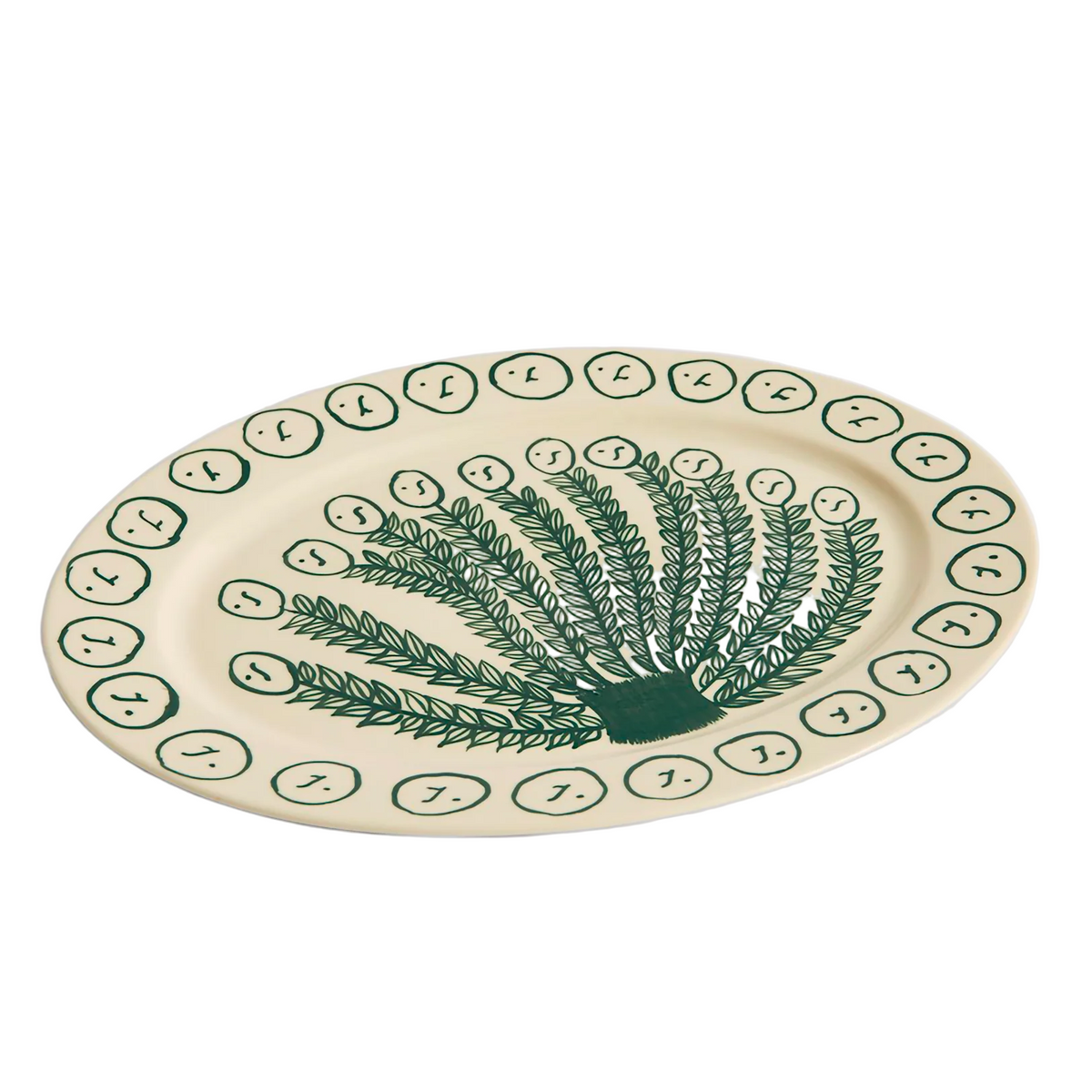 La Pittura Oval Serving Platter | Olive Grove