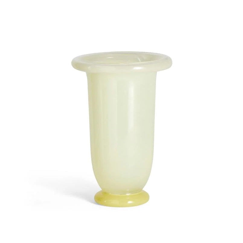 Empire Vase - Medium | Lime Yellow & Dark Lime