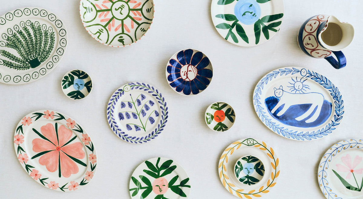 La Pittura Bowl | Deep Blue Flower