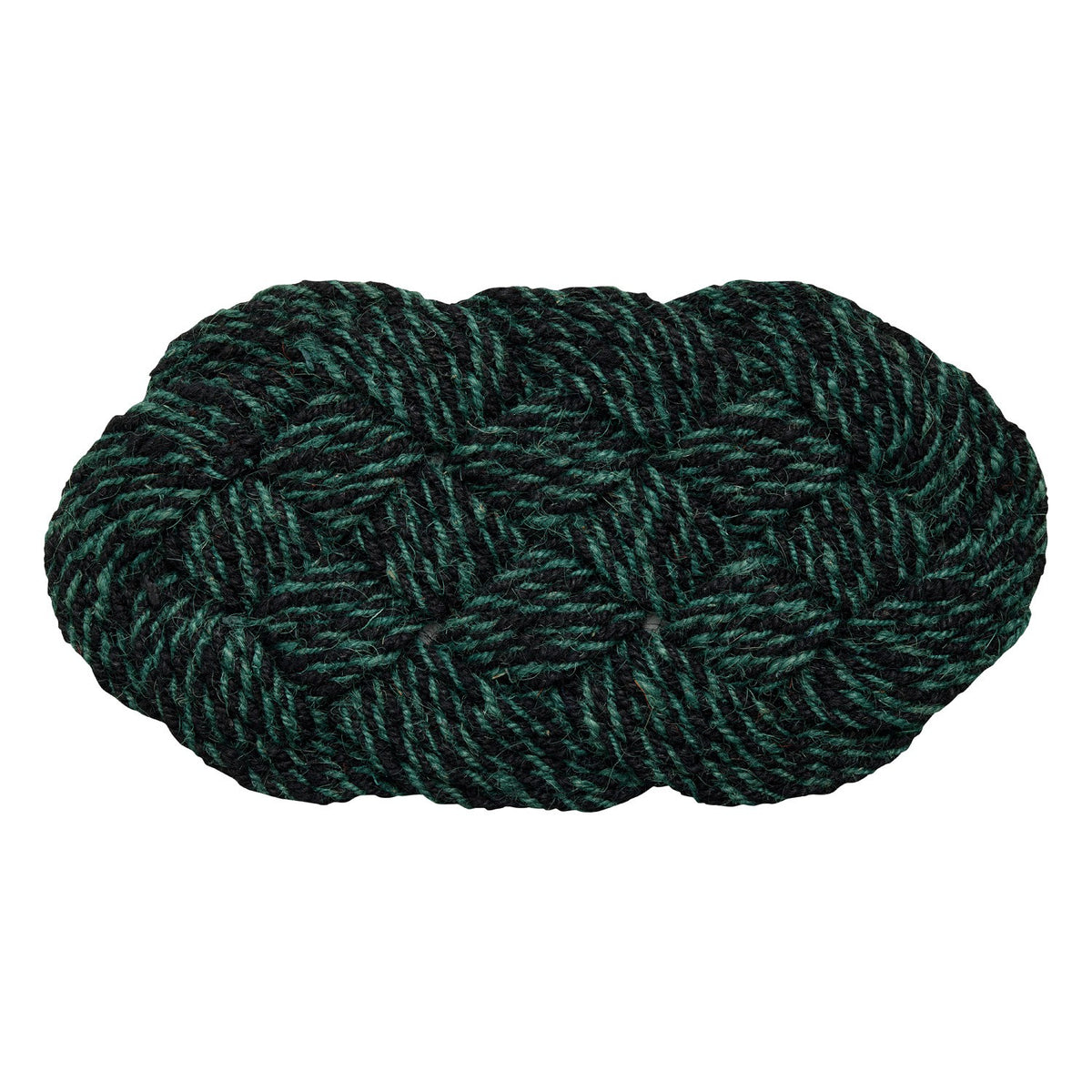 Coco Door Mat - Swirl | Green & Black