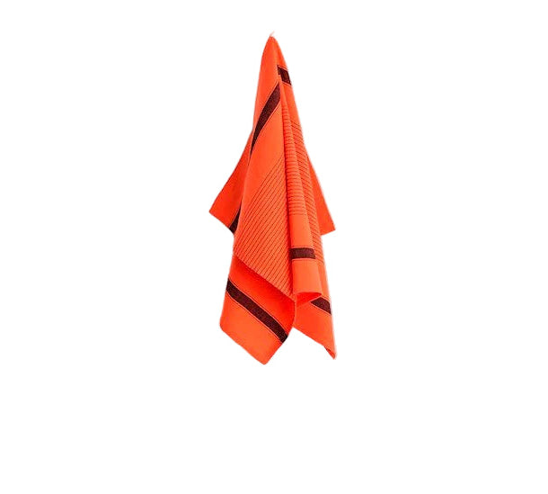 Linear Tea Towel | Warm Red