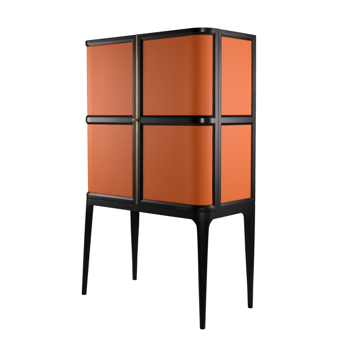 Trunk Bar Cabinet - Orange